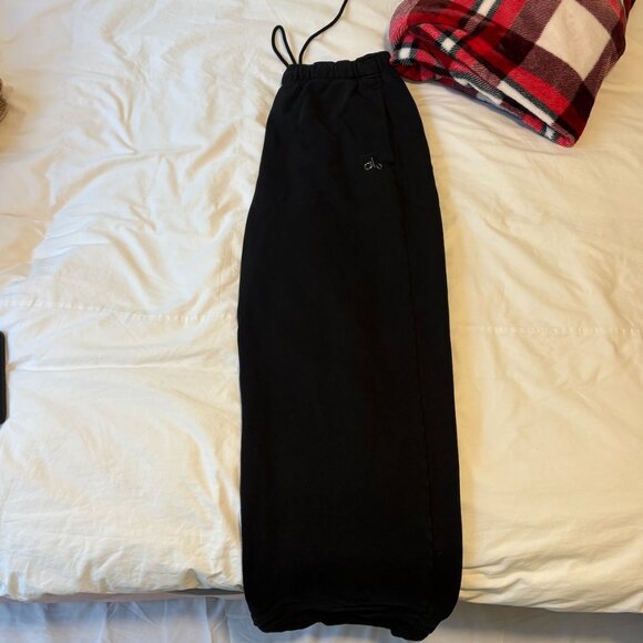 Black Accolade Straight Leg Sweatpant - Picture 3 of 6